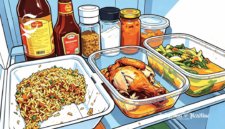 Ilustrasi menyimpan sisa makanan dalam kulkas - sukabumiheadline.com
