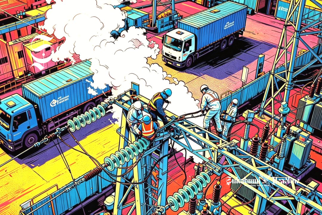 Ilustrasi pembangkit listrik - sukabumiheadline.com