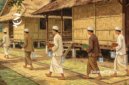 Ilustrasi pondok pesantren di Indonesia zaman dulu - sukabumiheadline.com