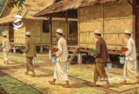 Ilustrasi pondok pesantren di Indonesia zaman dulu - sukabumiheadline.com