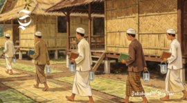Ilustrasi pondok pesantren di Indonesia zaman dulu - sukabumiheadline.com