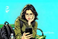 Ilustrasi seorang perempuan sedang melamun - sukabumiheadline.com