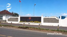 Tampak depan lahan yang dikuasai PT Kusumo Dwi Abadi (Wonokoyo Group) - Ist