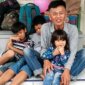Ayah dan tiga anak asal Sukabumi, Jawa Barat, terlantar di Medan - Ist