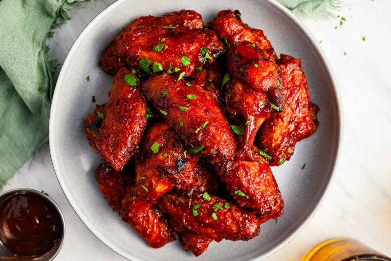 BBQ Chicken Wings - Laurel Perry