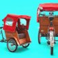 Becak listrik Pindad bantuan Presiden Prabowo Subianto - Ist
