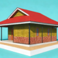 Desain rumah bantuan Human Initiative (HI) dan Internationale Humanitaire Hulporganisatie (IHH) Belanda di Sukabumi - Dok. HI