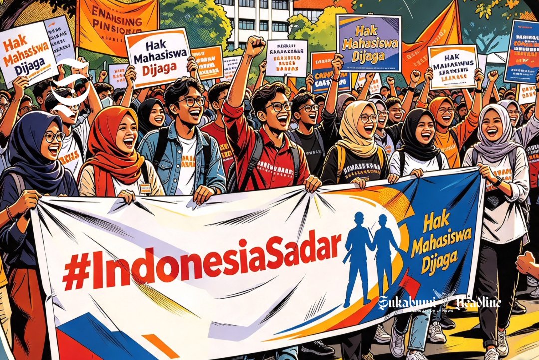 28 Oktober: Hari penting di Indonesia dan dunia 1 Ilustrasi aksi demonstrasi mahasiswa di Indonesia - sukabumiheadline.com