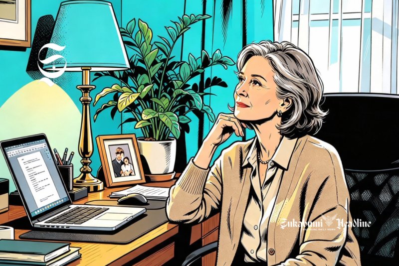 Ilustrasi perempuan berusia 50 tahun - sukabumiheadline.com