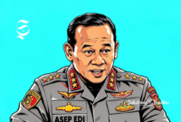 Komjen Pol Asep Edi Suheri - Ilustrasi sukabumiheadline.com