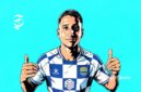 Pemain Persib Bandung, Luka Menalo - Ilustrasi sukabumiheadline.com
