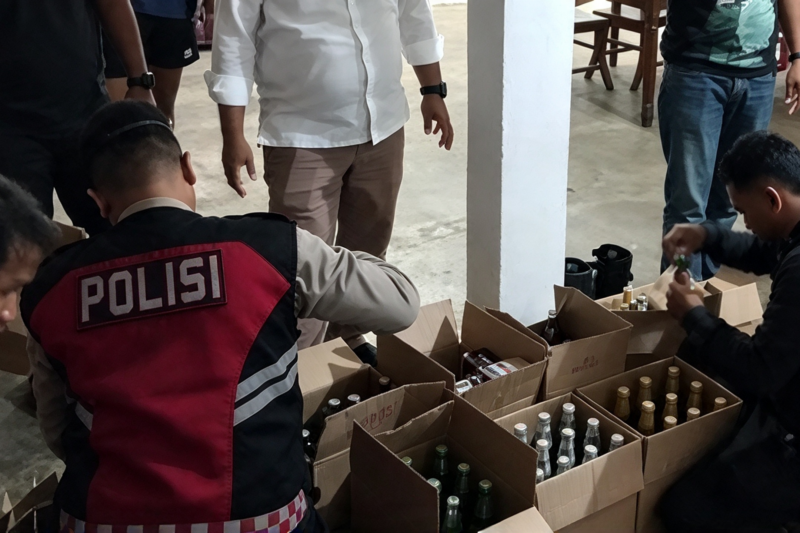 Razia miras Polres Sukabumi di empat kecamatan - Ist