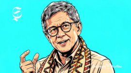 Rocky Gerung - Ilustrasi sukabumiheadline.com