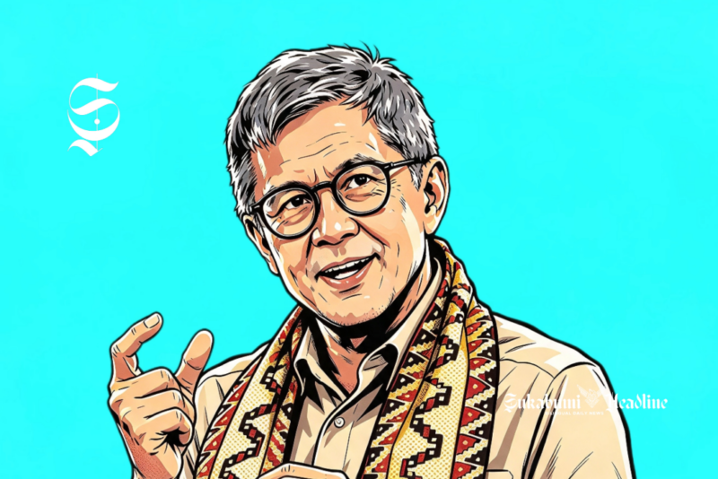 Rocky Gerung - Ilustrasi sukabumiheadline.com