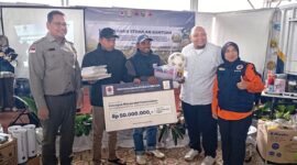 UI beri bantuan stimulan pemulihan sosial dan lingkungan pascabencana di Sukabumi - BNPB