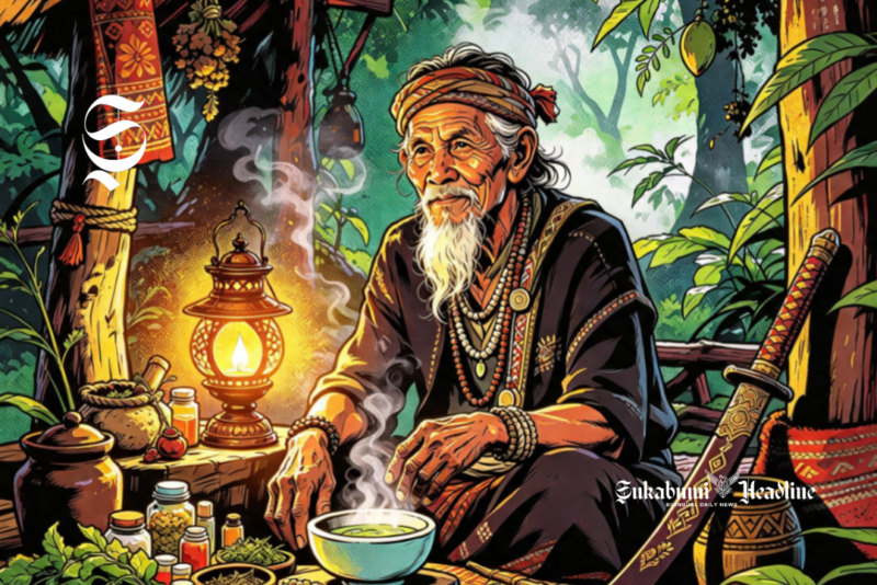 Ilustrasi dukun di Indonesia - sukabumiheadline.com